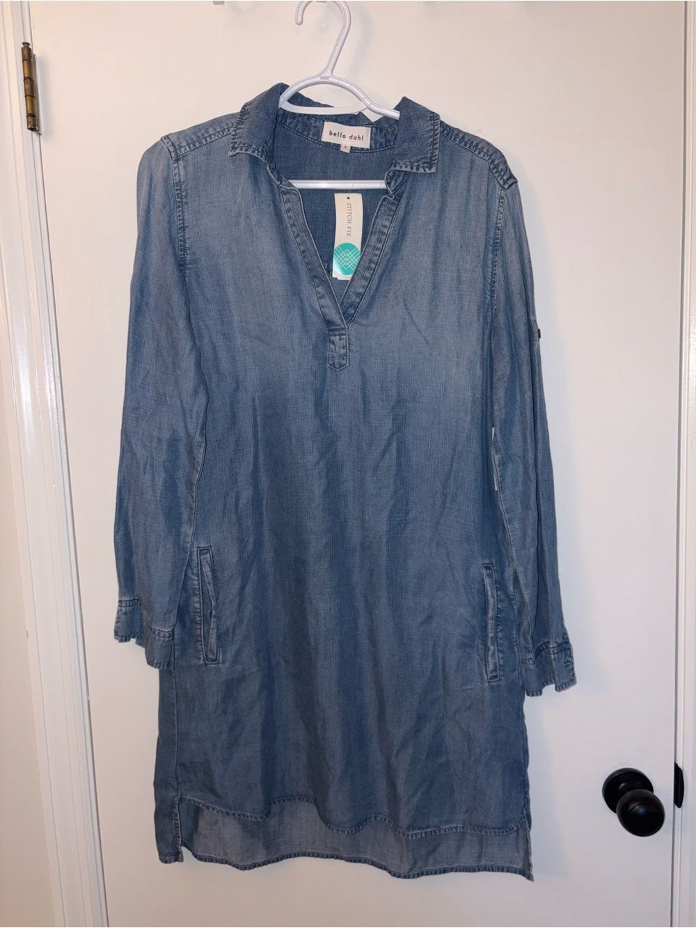 Bella Dahl | Light Denim Blue Tunic Dress